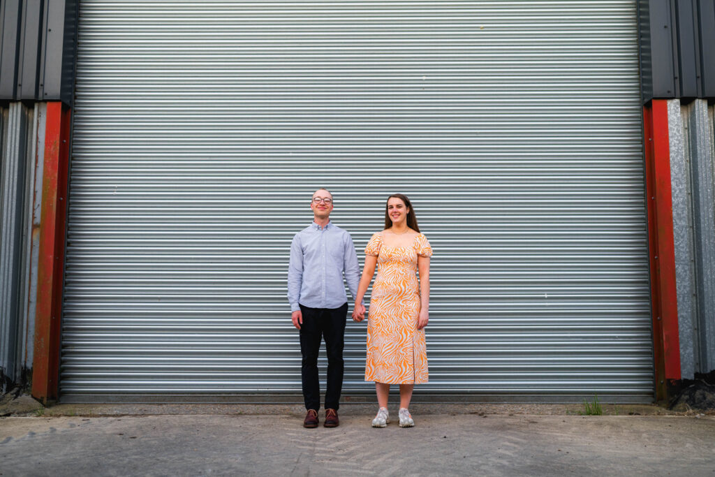 Cambridgeshire countryside pre-wedding shoot