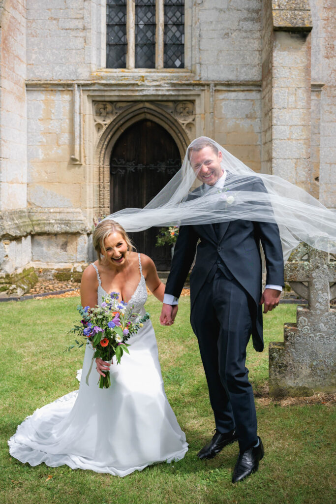 Cambridgeshire Church and Marquee wedding