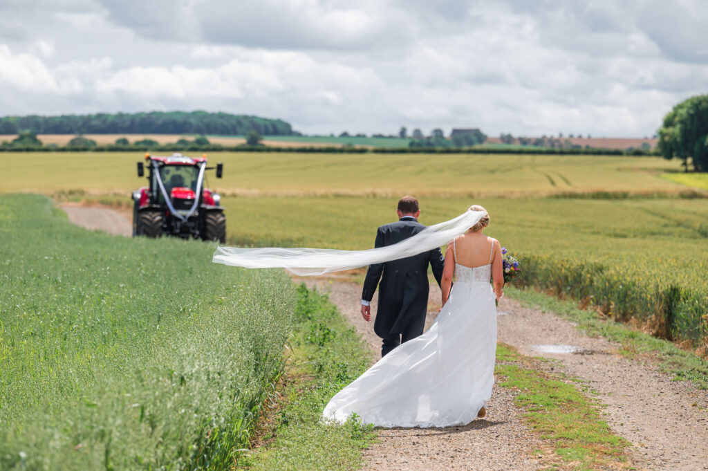 Cambridgeshire Church and Marquee wedding