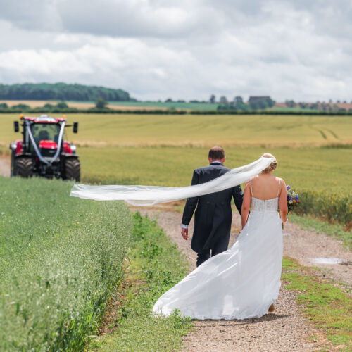 Cambridgeshire Church and Marquee wedding