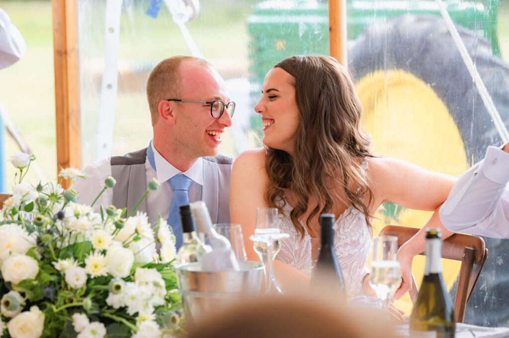 Cambridgeshire farm marquee wedding