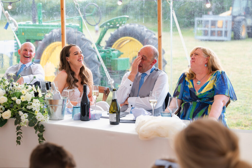 Cambridgeshire farm marquee wedding