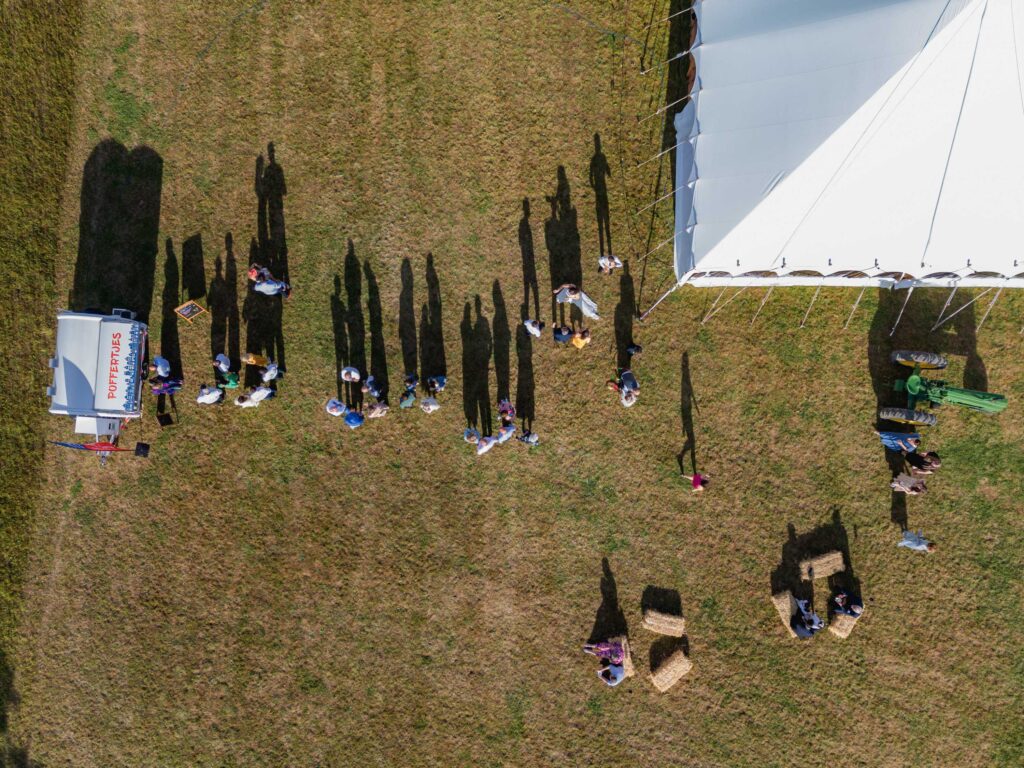 Cambridgeshire farm marquee wedding