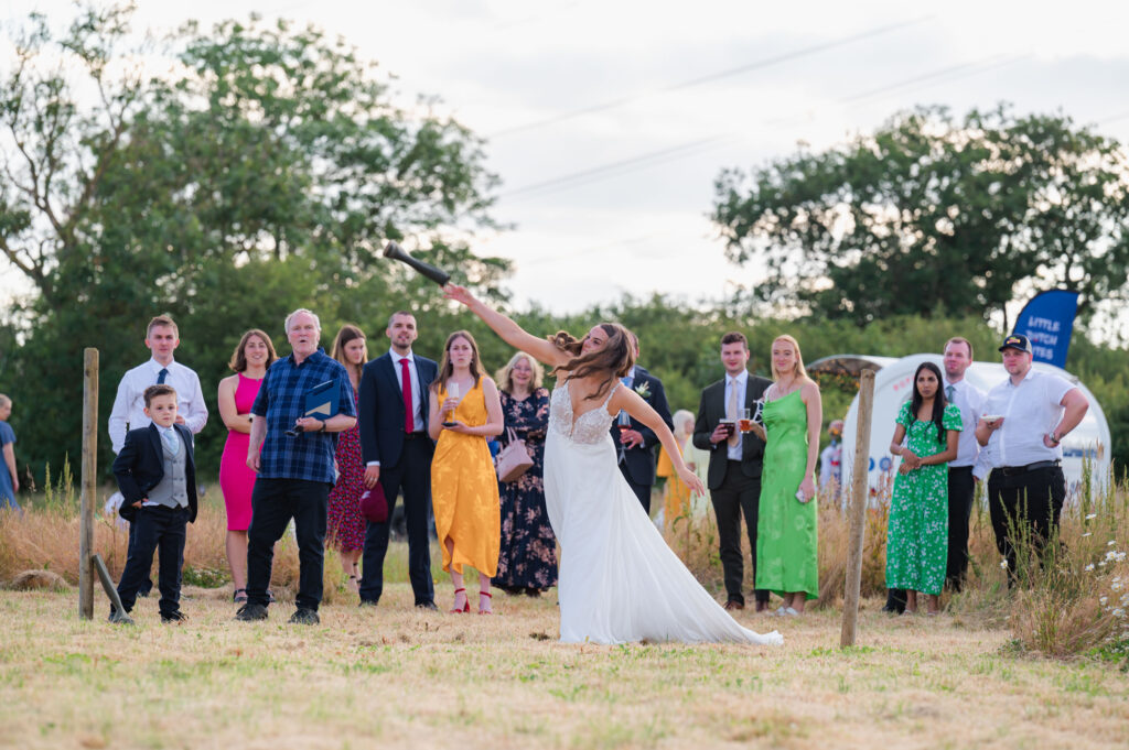 Cambridgeshire farm marquee wedding